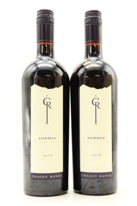 (2) 2018 Craggy Range Sophia Merlot, Gimblett Gravels