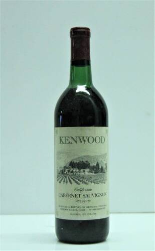 (1) 1971 Kenwood Cabernet Sauvignon, Sonoma