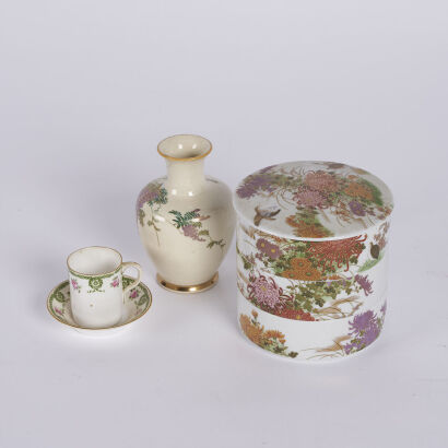 A Collection Of Japanese Satsuma Ceramics