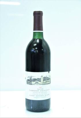 (1) 1981 Robert Mondavi Cabernet Sauvignon, Napa