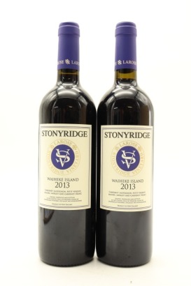 (2) 2013 Stonyridge Vineyard Larose, Waiheke Island