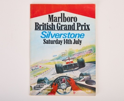 A Signed Marlboro British Grand Prix Race Programme, 1979