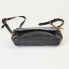 Oroton Black Pebbled Leather Crossbody Bag - 2
