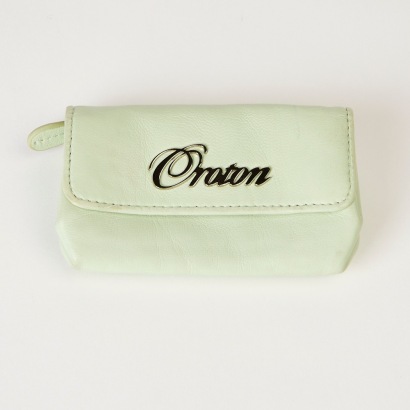 Oroton Green Leather Coin Purse