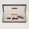 Parker Dufold Centenary Maroon Marble Fountain Pen