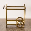 A Jonathan Adler Cheval Brass Bar Cart - 2