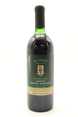 (1) 1991 Huthlee Cabernet Sauvignon - Merlot Premier Release, Hawke's Bay