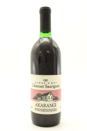 (1) 1991 Akarangi Cabernet Sauvignon, Hawke's Bay
