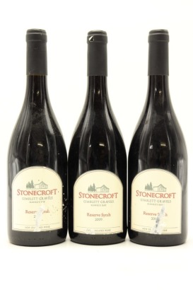 (3) 2009 Stonecroft Reserve Syrah, Gimblett Gravels