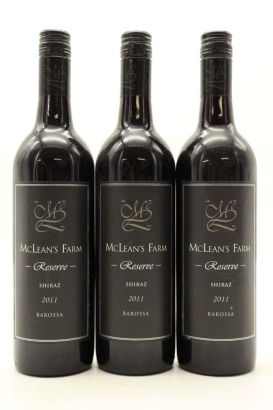 (3) 2011 McLean's Farm Reserve Shiraz, Barossa