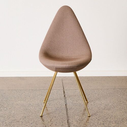 An Arne Jacobsen 60th Anniversary Limited Edition Drop Chair By Fritz Hansen