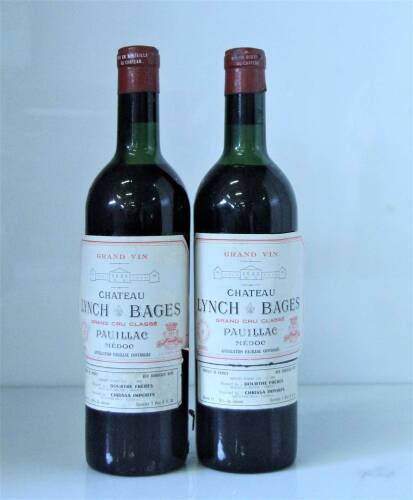 (2) 1962 Chateau Lynch Bages, Pauillac