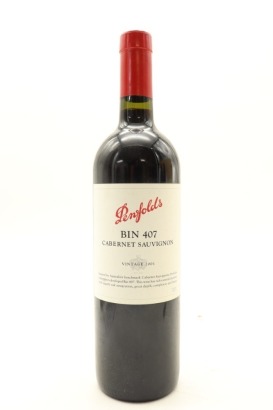 (1) 2001 Penfolds Bin 407 Cabernet Sauvignon, South Australia