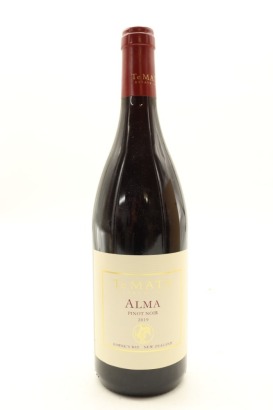 (1) 2019 Te Mata Estate Alma Pinot Noir, Hawke's Bay