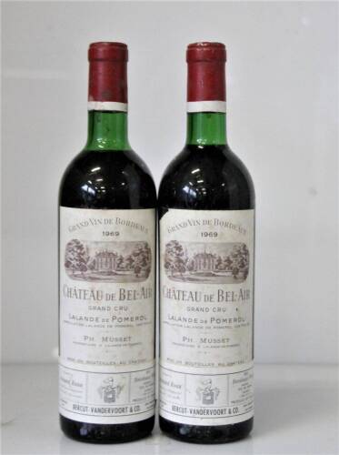 (2) 1969 Chateau de Bel-Air, Lalande de Pomerol