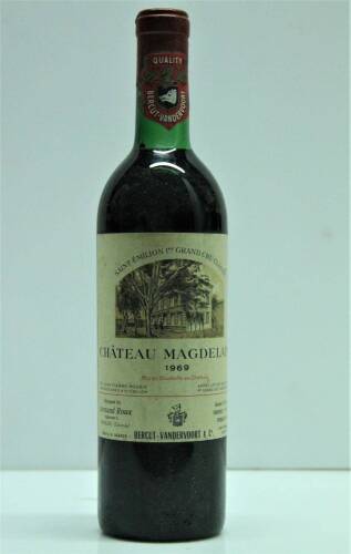(1) 1969 Chateau Magdelaine, St Emilion