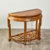 A pair of Chinese vintage Nanmu "bats and shou‘ round table and two stools - 3