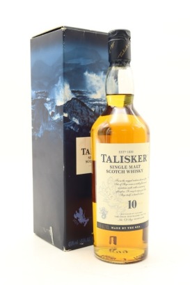 (1) Talisker 10 Year Old Single Malt Scotch Whisky, 45.8% ABV (GB)