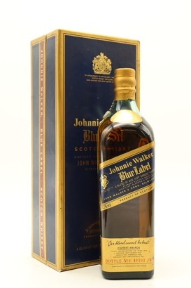 (1) Johnnie Walker Blue Label Blended Scotch Whisky, 43% ABV, 750ml (GB)