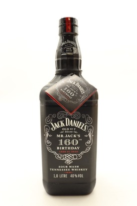 (1) Jack Daniel's Mr. Jack's 160th Birthday Old No.7 Tennessee Whiskey, 40% ABV, 1000ml