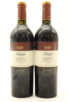 (2) 1998 Delegat's Reserve Merlot, Hawke's Bay
