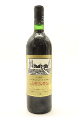 (1) 1991 Wynns Coonawarra Estate Centenary Shiraz - Cabernet, Coonawarra