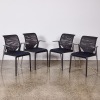 A Set of Four Meda Slim Chairs by Vitra