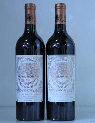 (2) 2002 Chateau Pichon Longueville Baron, Pauillac