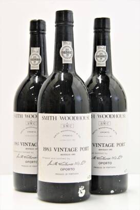 (3) 1983 Smith-Woodhouse Vintage Port, Oporto