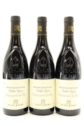 (3) 2017 Alain Jaume & Fils Domaine Grand Veneur Chateauneuf-du-Pape Vieilles Vignes, Rhone [JR16.5] [RP96] [WE93]