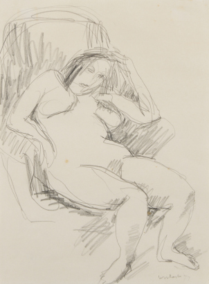 TOSS WOOLLASTON Seated Nude