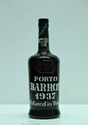 (1) 1937 Barros Vintage Port (matured in oak), Oporto