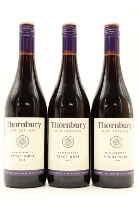 (3) 2020 Thornbury Pinot Noir, Marlborough