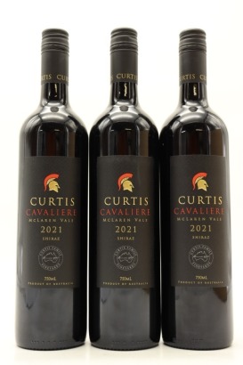(3) 2021 Curtis Family Vineyards 'Cavaliere' Shiraz, McLaren Vale