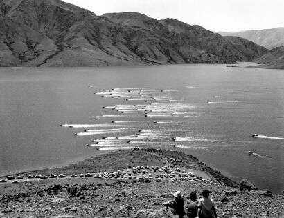 Boat Race on Lake Benmore