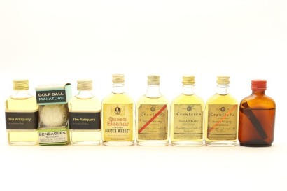 (1) Blended Scotch Whisky Miniatures, 8 Bottles Sold as One Lot