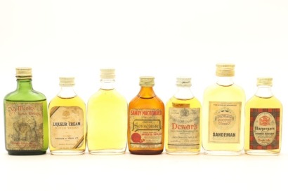 (1) Blended Scotch Whisky Miniatures, 7 Bottles Sold as One Lot