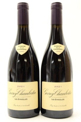 (2) 2021 Domaine de la Vougeraie Gevrey-Chambertin Les Evocelles, Cote de Nuits [JR16.5]