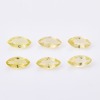 A Parcel Lot of 29.56ct, Six Loose Marquise Cut, Lemon Quartz