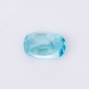 A Loose 4.59ct Long Cushion Cut Blue Zircon