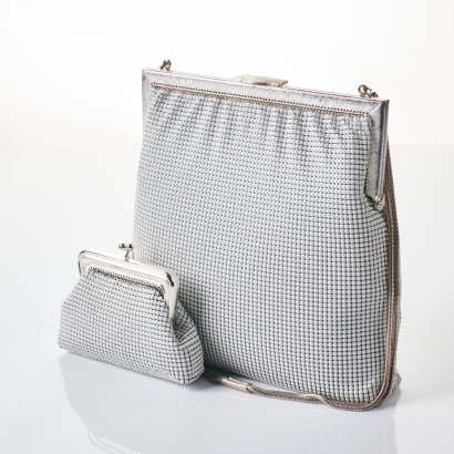 Vintage, Oroton White Mesh Bag with Box