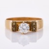 9ct Yellow Gold, Cubic Zirconia Ring