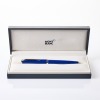 Montblanc Cruise Collection Blue Ballpoint Pen 113073 with Box - Near new - 2