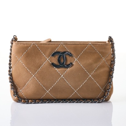 Chanel, Beige Wild Stitch Mini Bag