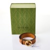 Gucci, Ciny Lux Cognac Calfskin Leather Blondie Buckle Belt with Box - As new - 2