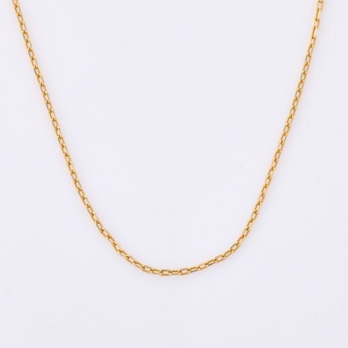 14ct Yellow Gold, 45cm Cable Link Chain