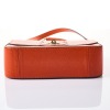 Ralph Lauren, Orange Pebbled Leather Crossbody Bag - 2