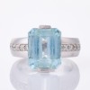 H Stern, 18ct White Gold, 5.71ct Aquamarine / .31ct Diamond Ring, circa 2014