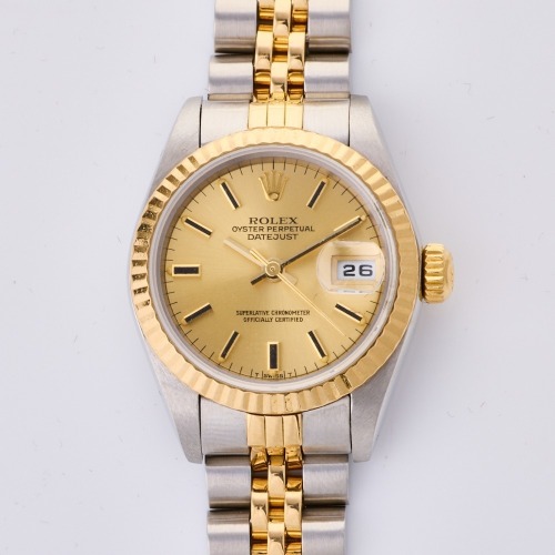 Stainless Steel / 18ct Yellow Gold, 26mm Rolex Oyster Perpetual Datejust Wristwatch, circa 1987