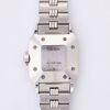 Stainless Steel, 29mm Cartier Santos Carree "Godron" Bracelet, Automatic Wristwatch, circa 1980's - 4